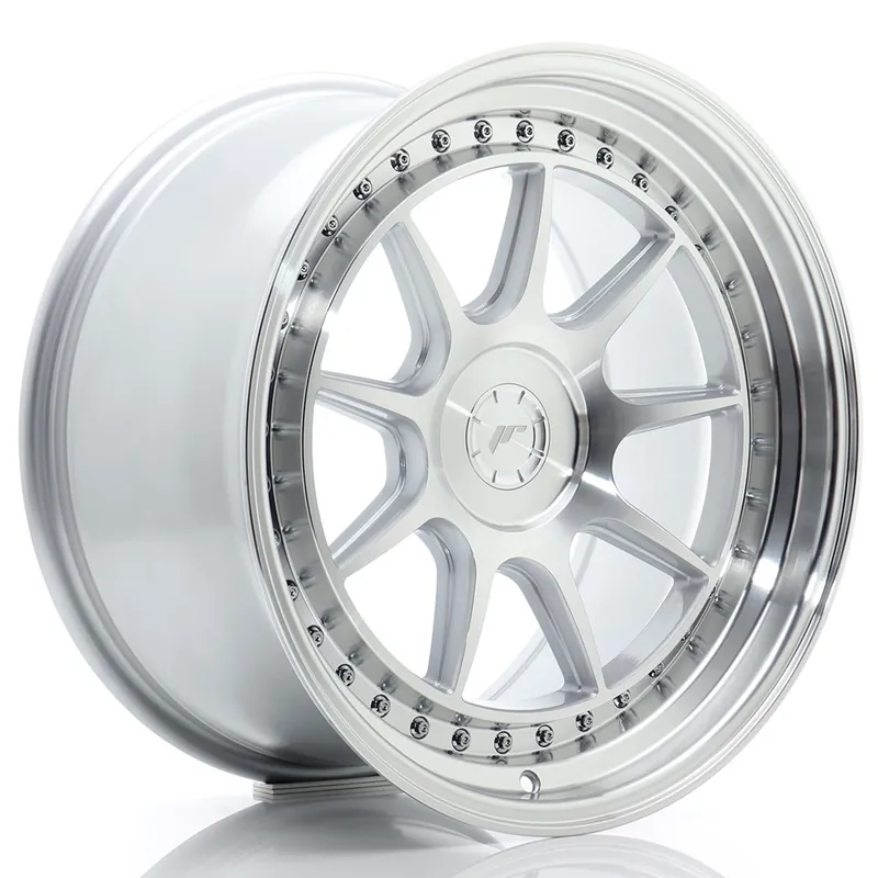 Janta aliaj 18″ JR Wheels JR47 18×9,5 ET15-35 5H BLANK Silver Machined Face Livrare gratuită