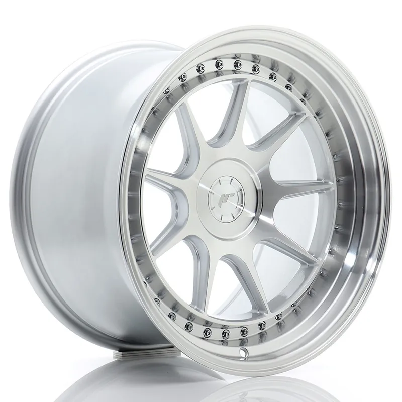 Janta aliaj 18″ JR Wheels JR47 18×10,5 ET15-22 5H BLANK Silver Machined Face Super ofertă