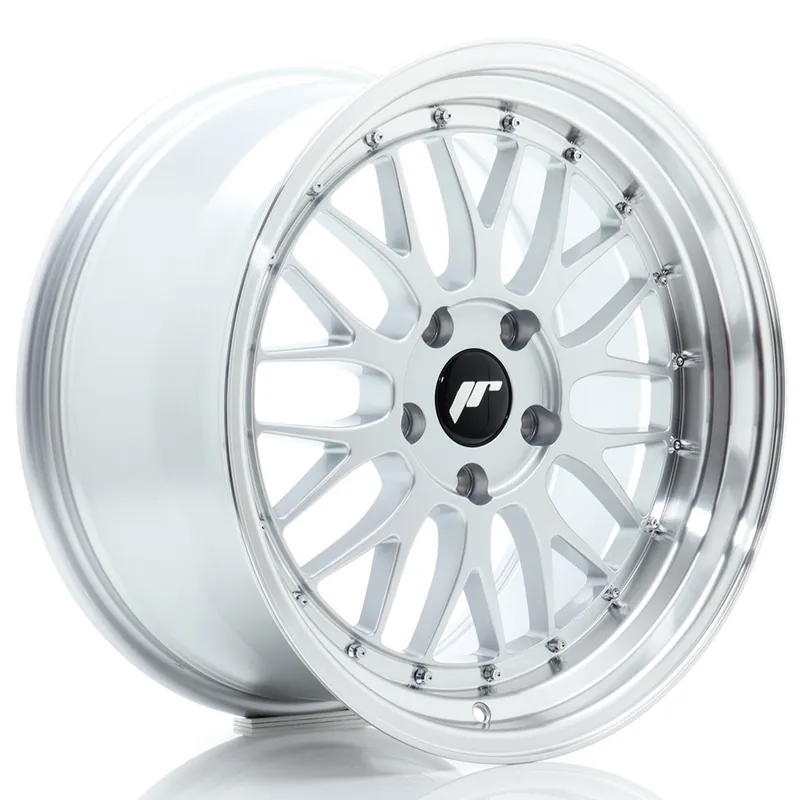 Janta aliaj 18″ JR Wheels JR23 18×9,5 ET40 5×120 Hyper Silver w/ Machined Lip Plată securizată