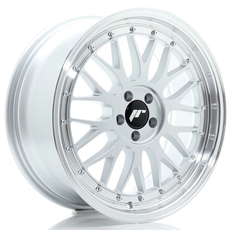 Retur gratuit Janta aliaj 18″ JR Wheels JR23 18×8,5 ET35 5×120 Hyper Silver w/ Machined Lip