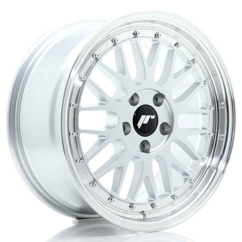 Reducere de preț Janta aliaj 17″ JR Wheels JR23 17×8 ET40 5×112 Hyper Silver w/ Machined Lip