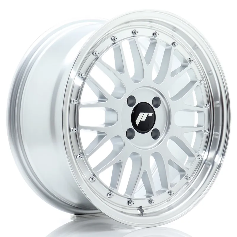 Cel mai bun preț Janta aliaj 17″ JR Wheels JR23 17×8 ET35 4×100 Hyper Silver w/ Machined Lip