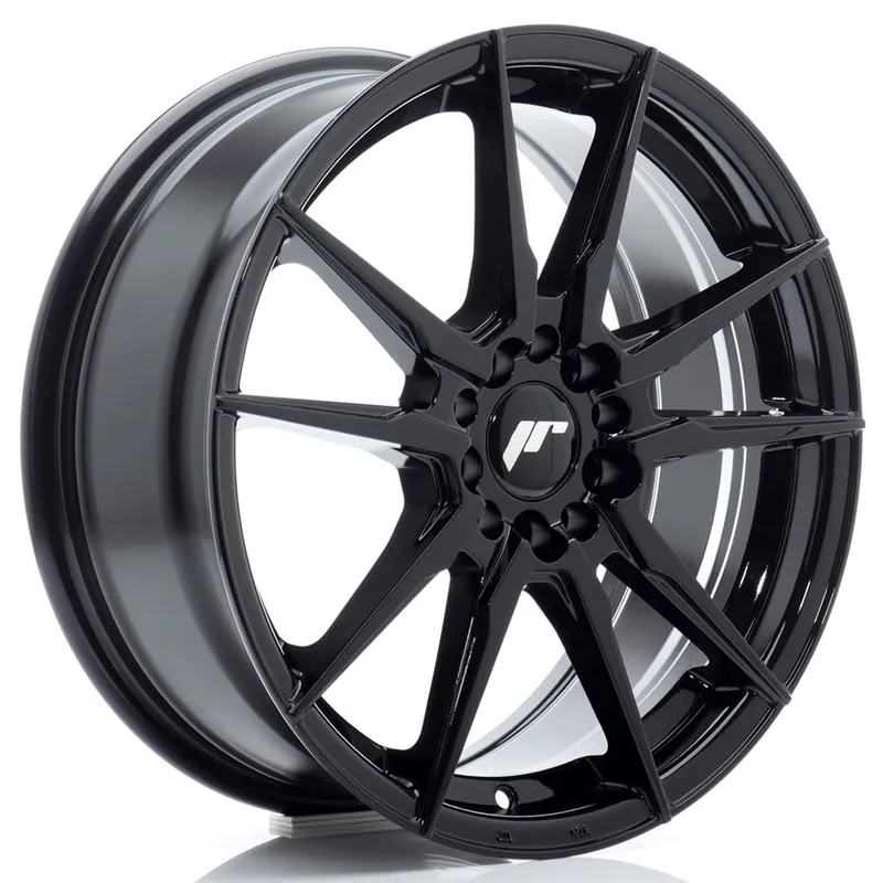 Janta aliaj 17″ JR Wheels JR21 17×7 ET40 4×100/114 Gloss Black Expediere rapidă