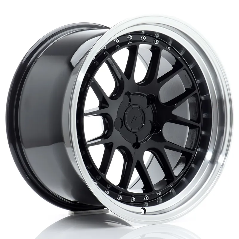 Comandă acum Janta aliaj 18″ JR Wheels JR40 18×10,5 ET15-22 5H BLANK Gloss Black w/ Machined Lip
