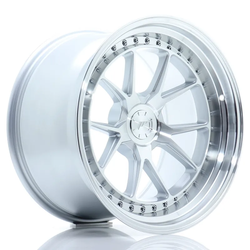 Janta aliaj 18″ JR Wheels JR39 18×10,5 ET15-22 5H BLANK Silver Machined Face Preț promoțional
