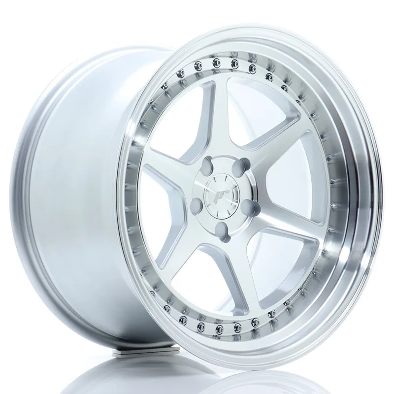 Janta aliaj 18″ JR Wheels JR43 18×10,5 ET15-22 5H BLANK Silver Machined Face Preț promoțional