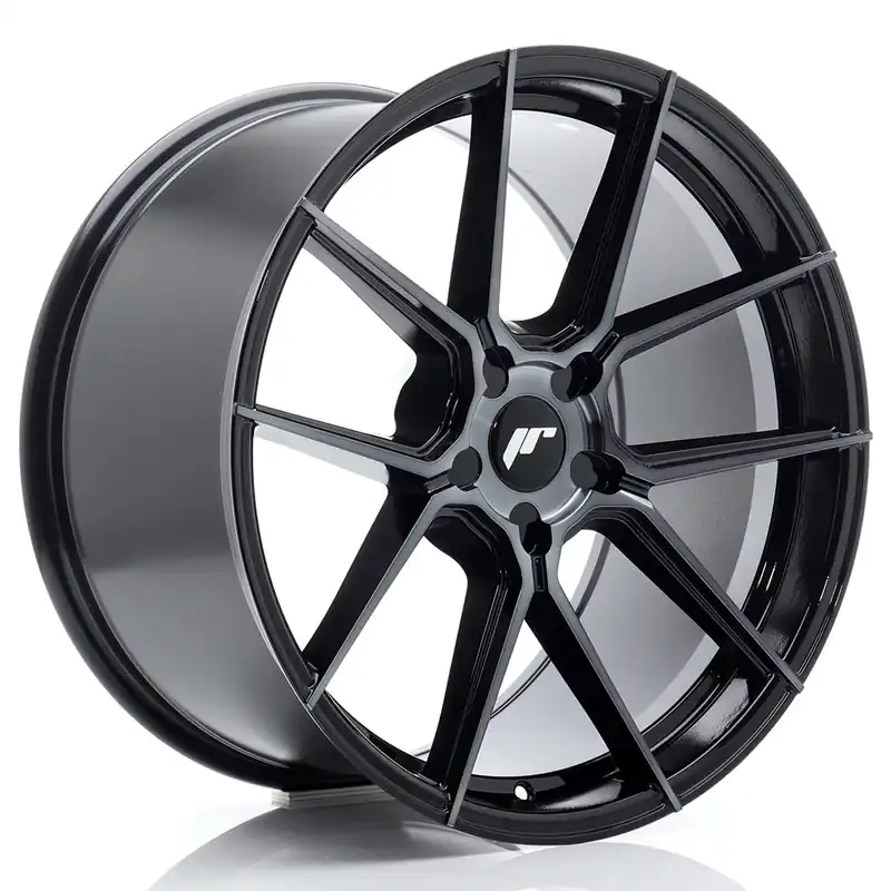 Cumpărături sigure Janta aliaj 20″ JR Wheels JR30 20×10 ET20-48 5H BLANK Black Machined w/ Tinted Face
