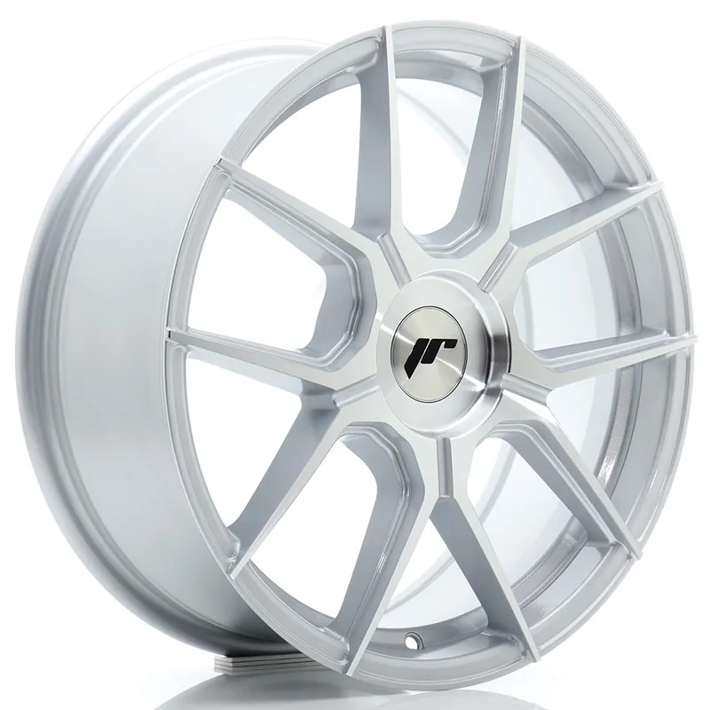 Super ofertă Janta aliaj 17″ JR Wheels JR30 17×7 ET20-40 BLANK Silver Machined Face