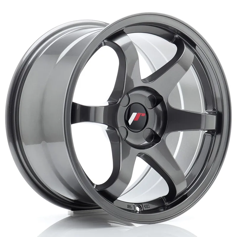 Janta aliaj 17″ JR Wheels JR3 17×9 ET20-35 4H BLANK Gun Metal Ofertă