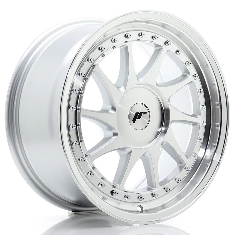 Janta aliaj 17″ JR Wheels JR26 17×8 ET20-35 BLANK Silver Machined Face Premium