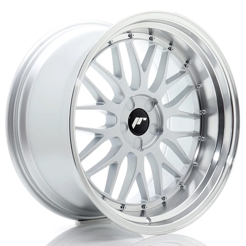 Janta aliaj 20″ JR Wheels JR23 20×10,5 ET15-25 5H BLANK Hyper Silver w/ Machined Lip Plată securizată