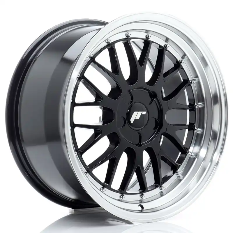 Preț mic Janta aliaj 18″ JR Wheels JR23 18×9,5 ET20-48 5H BLANK Gloss Black w/ Machined Lip