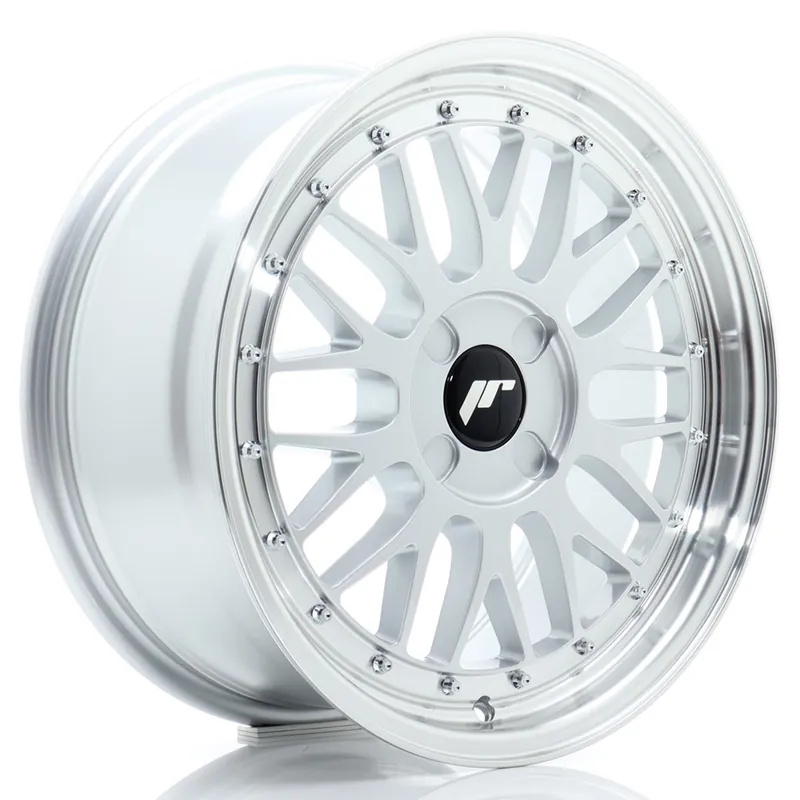 Janta aliaj 17″ JR Wheels JR23 17×8 ET20-45 4H BLANK Hyper Silver w/ Machined Lip Calitate înaltă