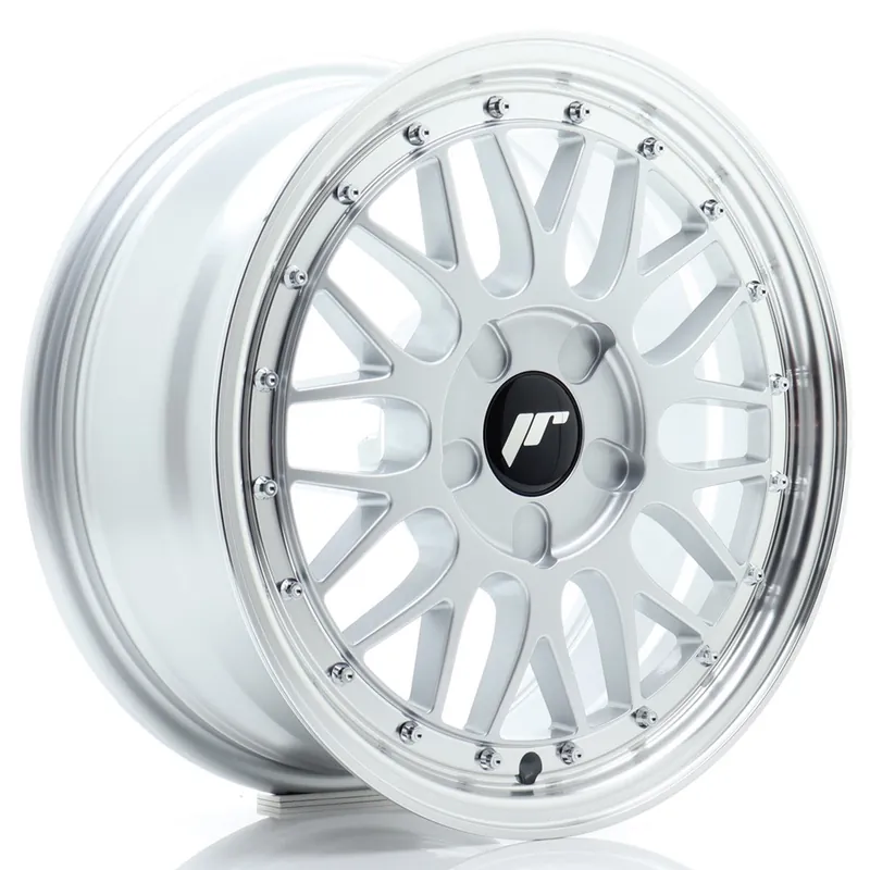 Janta aliaj 16″ JR Wheels JR23 16×7 ET20-45 5H BLANK Hyper Silver w/ Machined Lip Cel mai vândut