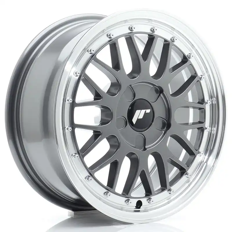 Cumpără online Janta aliaj 16″ JR Wheels JR23 16×7 ET20-45 5H BLANK Hyper Gray w/ Machined Lip