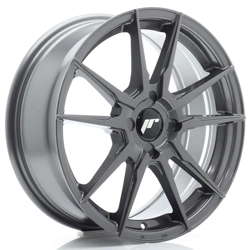 Janta aliaj 17″ JR Wheels JR21 17×7 ET20-40 4H BLANK Hyper Gray Noutate