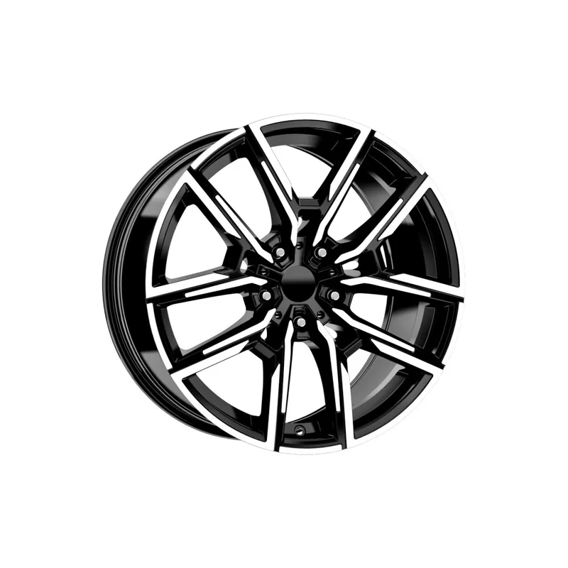 Vezi acum Set jante aliaj in doua latimi DY1249 KM 19x8.5 19x9 5x120 compatibile BMW 5x120 diamond cut
