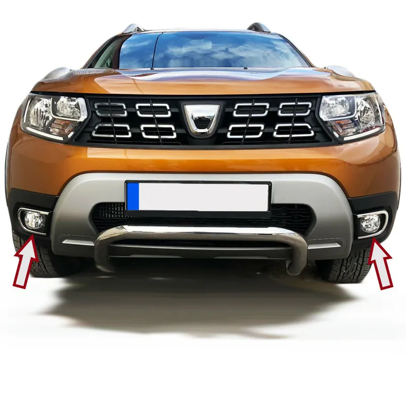 Ornament cromat pentru proiectoare Dacia Duster II 2018-> Plată sigură