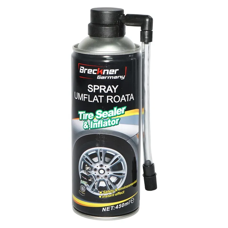 Premium Spray umflat roti cu silicon reparat fisuri anvelopa Breckner Germany