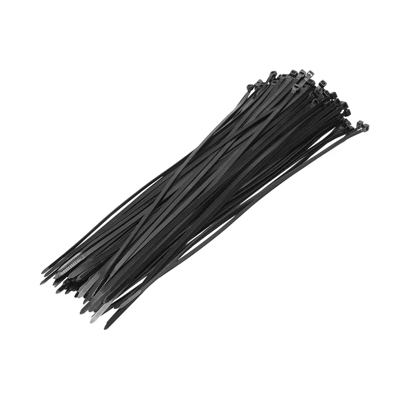 Reducere Faseta, colier plastic 4.8x380mm, negru, set 100buc Breckner Germany