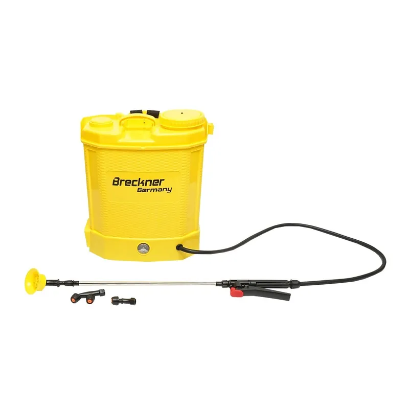 Disponibil imediat Pompa electrica/pulverizator de stropit vermorel, rezervor 12L baterie 12V 8Ah debit 3.1 l/min Breckner Germany