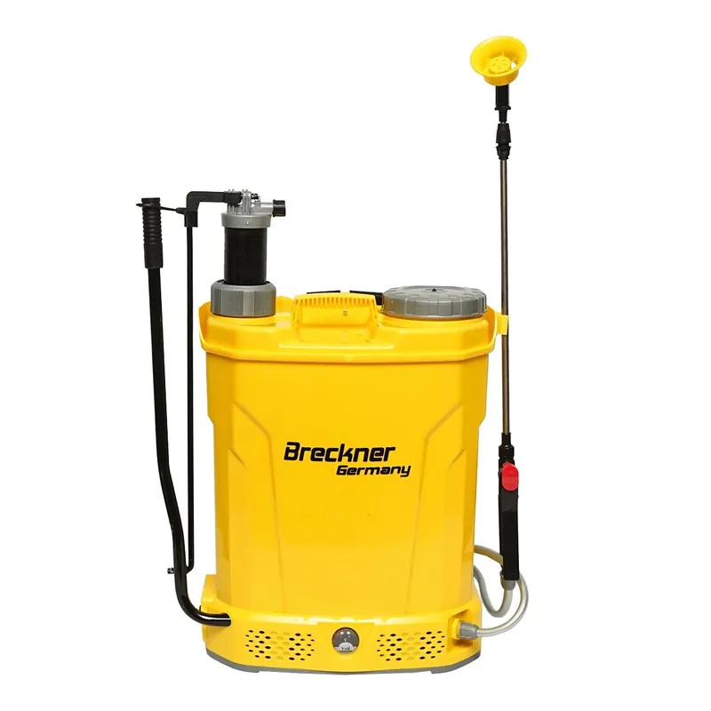 Pompa de stropit vermorel 2 in 1 manuala si electrica rezervor 18L baterie 12V 8Ah debit 3.1 l/min Breckner Germany Cumpără online