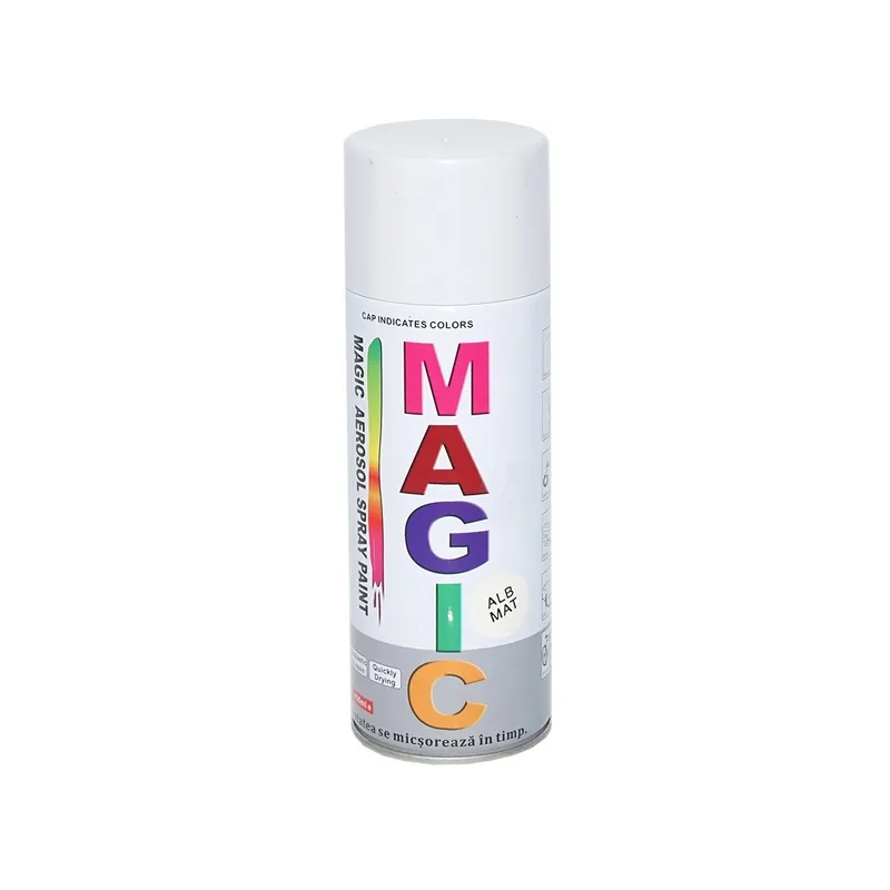 Spray vopsea Magic alb MAT 007 400 ml Ofertă exclusivă