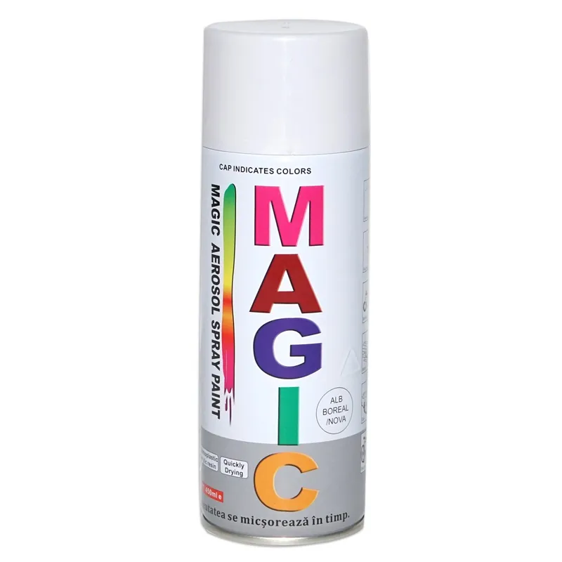 Spray vopsea Magic alb boreal - nova 450 ml Disponibil imediat