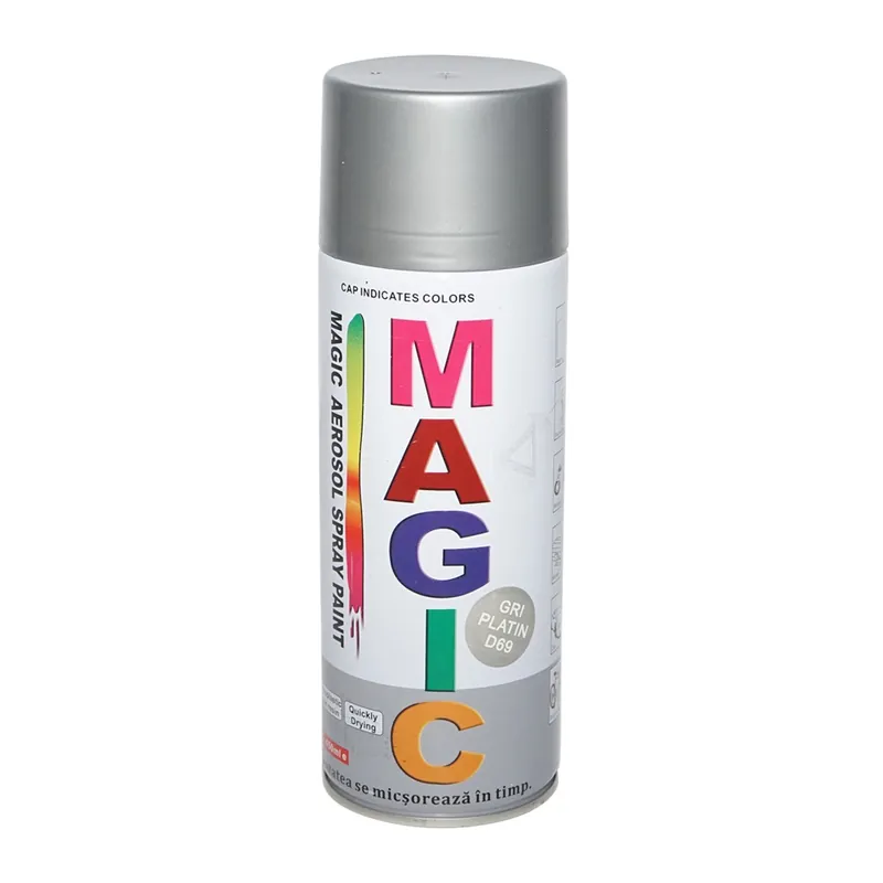 Preferatul clienților Spray vopsea MAGIC GRI PLATIN 450 ml