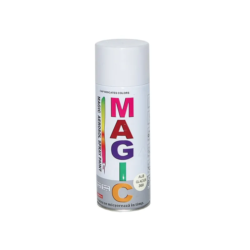 Spray vopsea Magic alb glacier 400 ml Reduceri