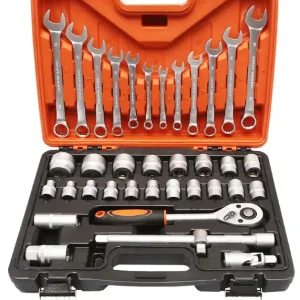 Trusa chei combinate si tubulare 37 piese Breckner Germany Premium