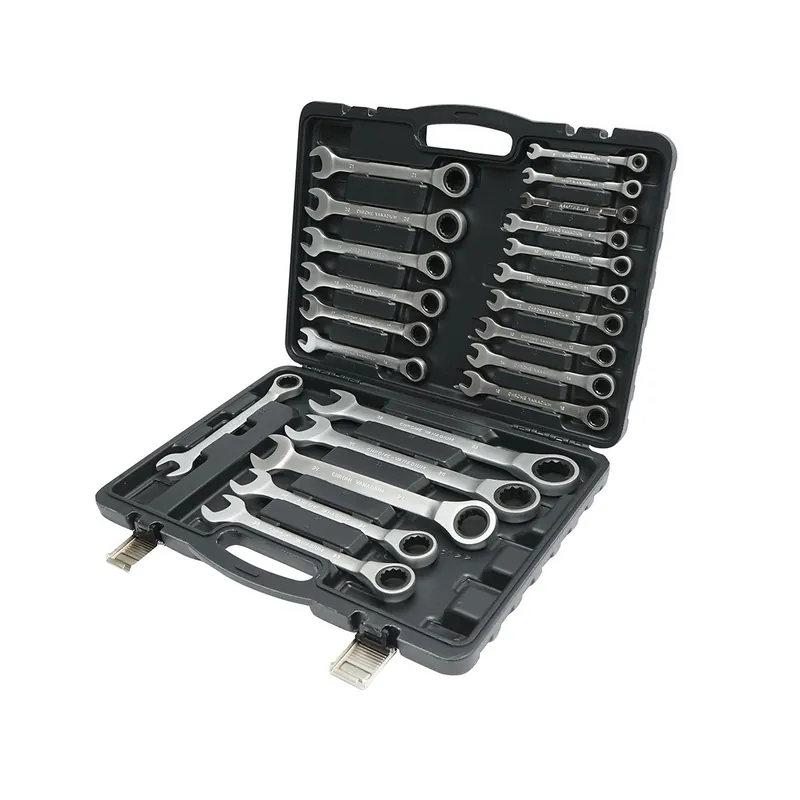 Trusa 22 chei combinate cu clichet 6-32mm CrV Breckner Germany Popular