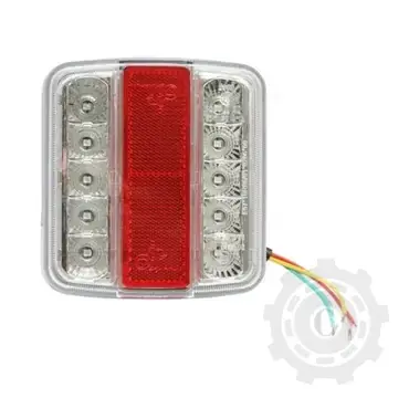Lichidare de stoc Lampa spate LED 12/24V, iluminare numar 104x95x36mm
