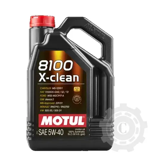 Plată sigură ULEI MOTUL 8100 X CLEAN 5W40 5L