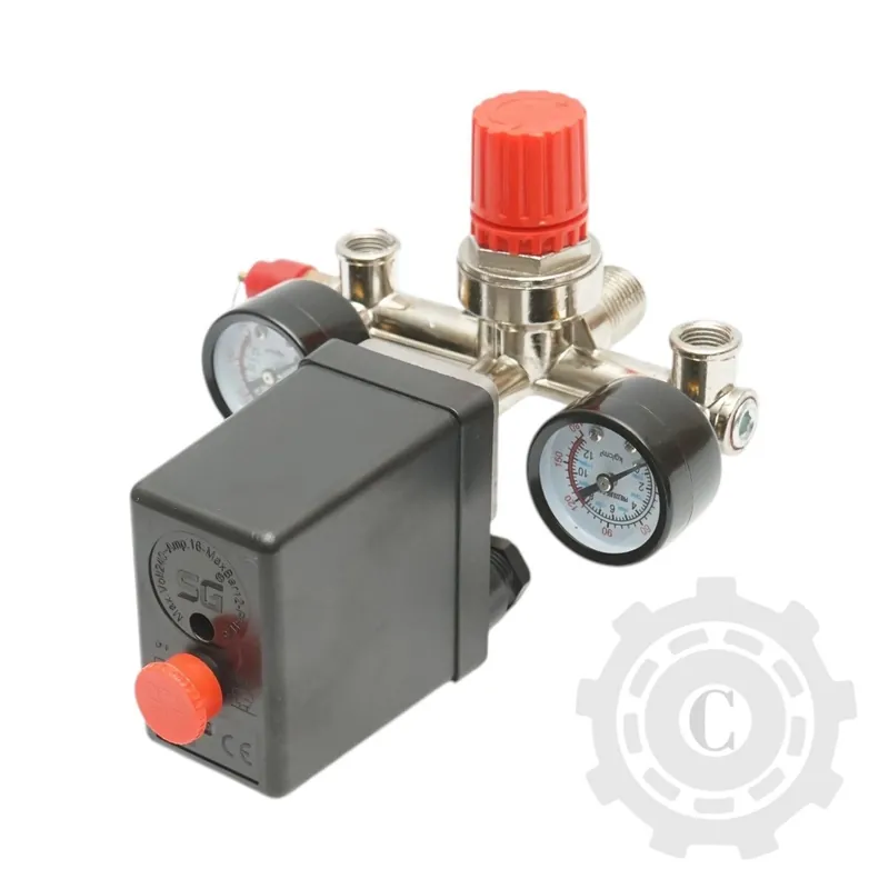 Livrare rapidă PRESOSTAT MANOMETRU CU PRESIUNE 8BAR 220v