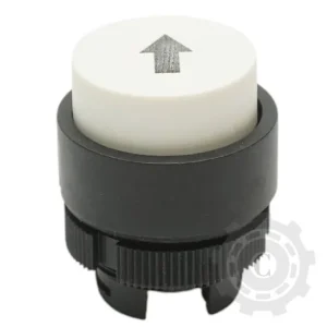 Cap buton comanda alb convex sageata sus Ø 22mm LAY5 Retur ușor