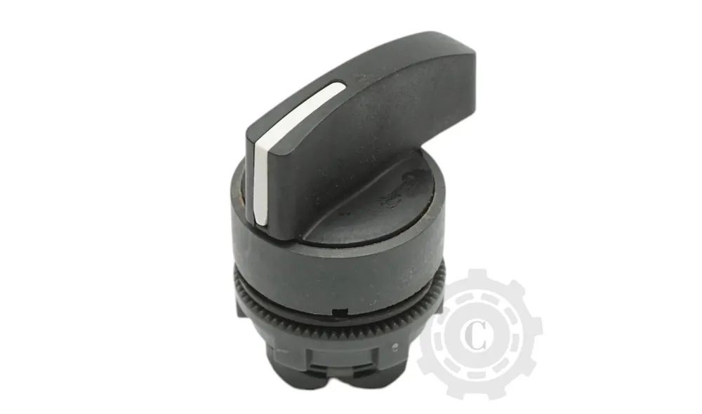 Cap buton selector 2 pozitii revenire cu arc Ø 22mm Popular