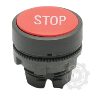 Retur ușor Cap buton comanda STOP rosu Ø 22mm