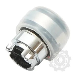 Ultima șansă Cap buton comanda negru cu capac de protectie Ø 22mm
