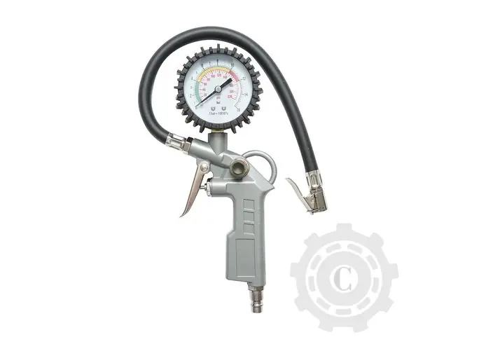 PISTOL UMFLAT ROTI CU FURTUN 350MM SI MANOMETRU 0-16 BAR Ofertă specială