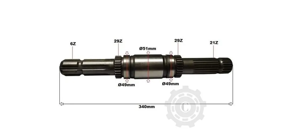Expediere rapidă Ax Priza Putere R122909