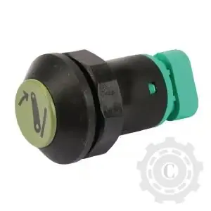 11908002PN Comutator tip buton coborâre cuplaj rotund verde Plată securizată