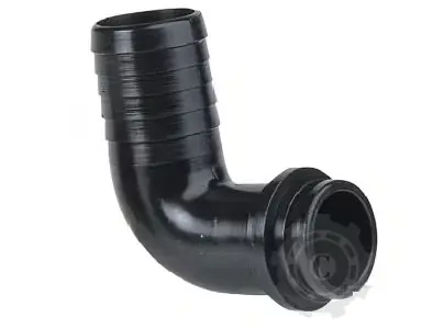Racord furtun cot 90° 50mm - 2" Retur ușor