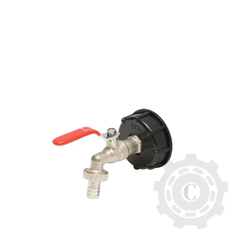 Promoție ROBINET BAZIN IBC ALAMA S60X6X1/2 CU FILET INT 60MM