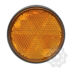 Reflectorizant rotund 60mm galben lateral Transport gratuit