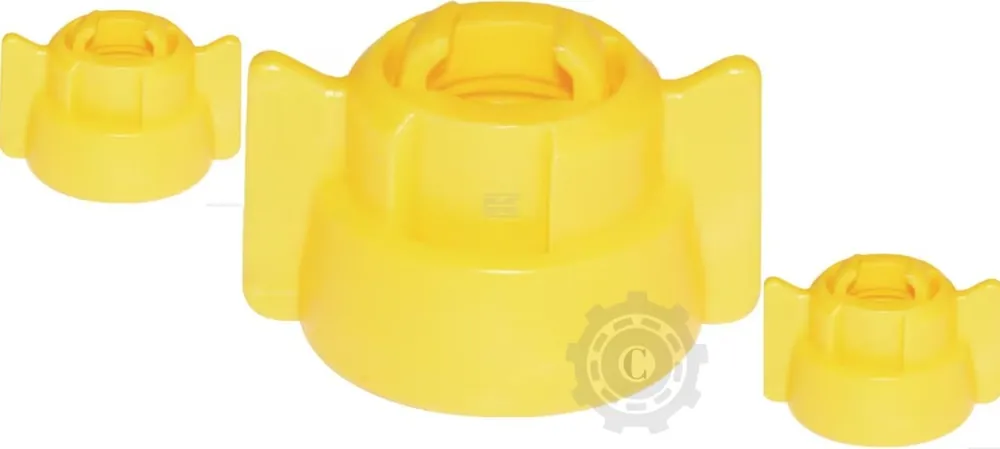 40299006P025 SET 3 BUC Capac duză baionetă SW10/8 galben cu garnitură Preț mic