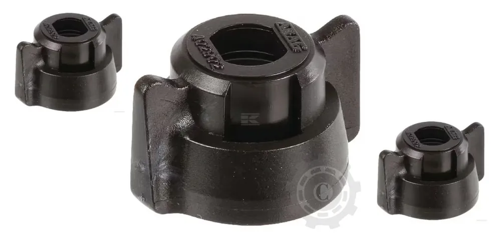 Retur ușor 40290201P025 SET 3 BUC CAPAC DUZA BAIONETA SW10 NEGRU CU GARNITURA