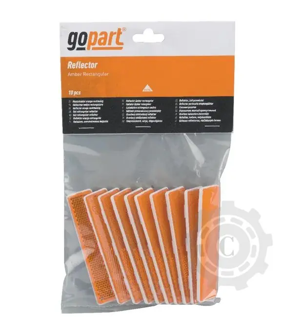 Reducere specială LA75014 REFLECTOR PORTOCALIU DREPTUNGHIULAR