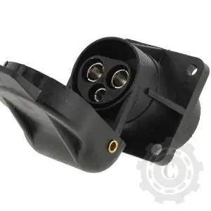 Retur ușor TR00014KR PRIZA 3 PINI PLASTIC 12/24V