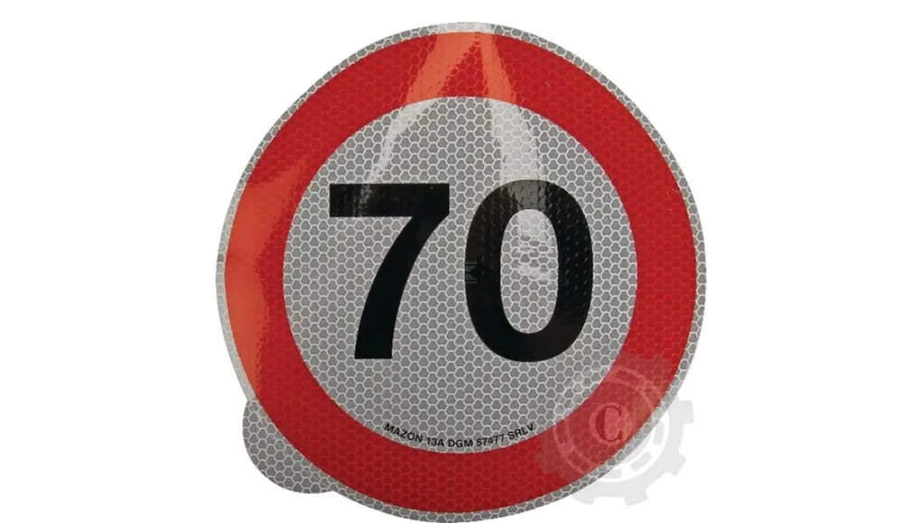 Retur gratuit AUTOCOLANT INDICATOR LIMITA VITEZA 70km/h